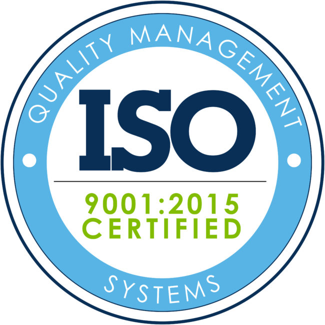 9001:2015 Certified
