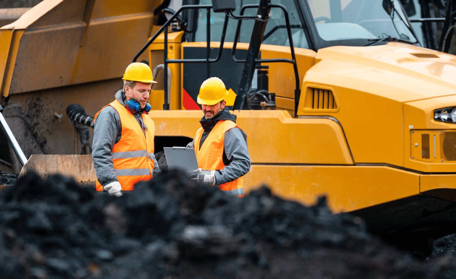 Mining Men Working